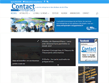 Tablet Screenshot of contact-entreprises.net